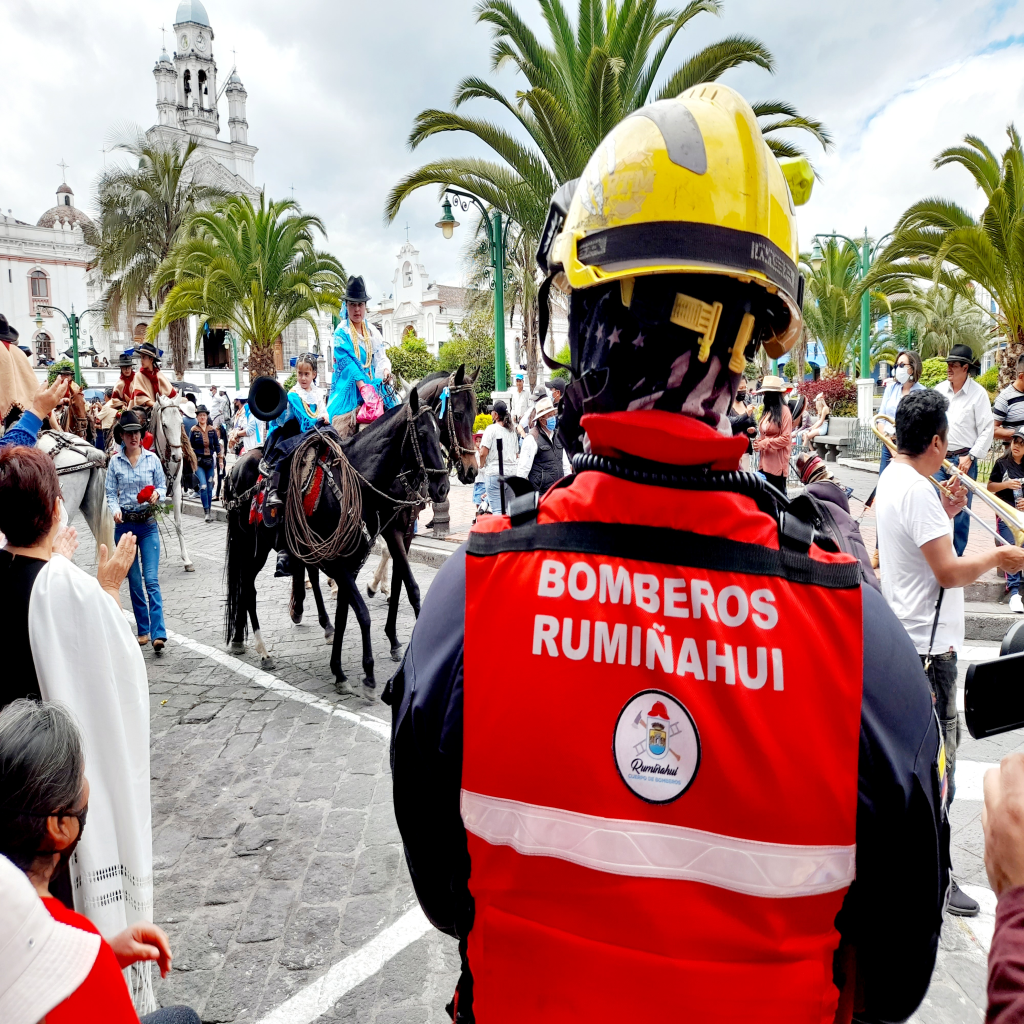 Bomberos Rumiñahui siempre operativos: Fiestas del Maíz y Turismo